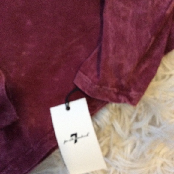 NWT 7FAM Puff-Shoulder Tie Dye Top - Picture 6 of 9